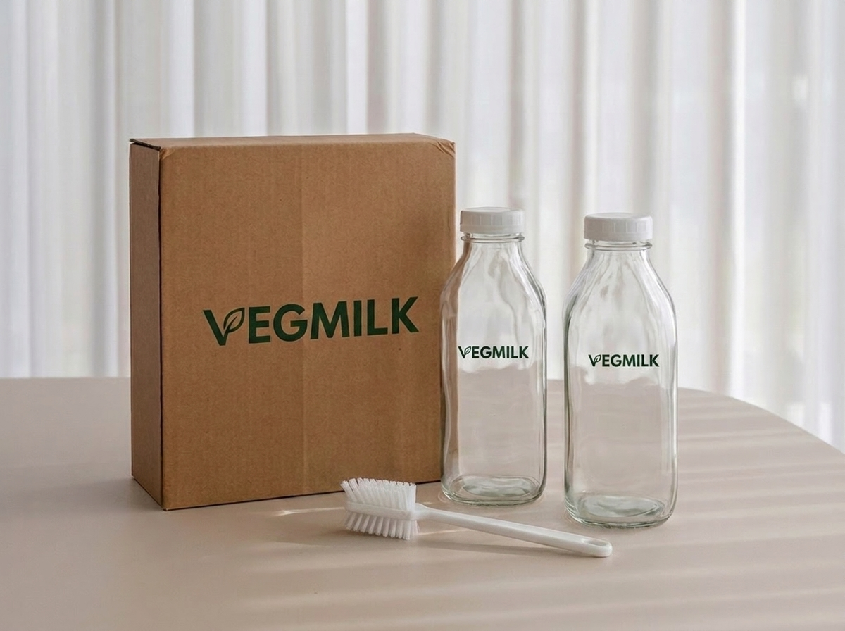 2 VEGMILK Bottles